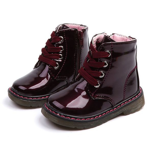 kids boots martin 2019 new snow rubber boots for children girls pu leather winter shoes for girls velvet short ankle, Black;grey
kids boots martin 2019 new snow rubber boots for children girls pu leather winter shoes for girls velvet short ankle, Black;grey