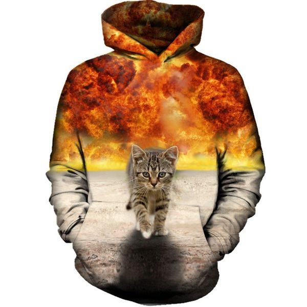 3d funny cat men long sleeve hoodies casual streetwear hip hop loose sweatshirt hooded autumn winter, Black
3d funny cat men long sleeve hoodies casual streetwear hip hop loose sweatshirt hooded autumn winter, Black