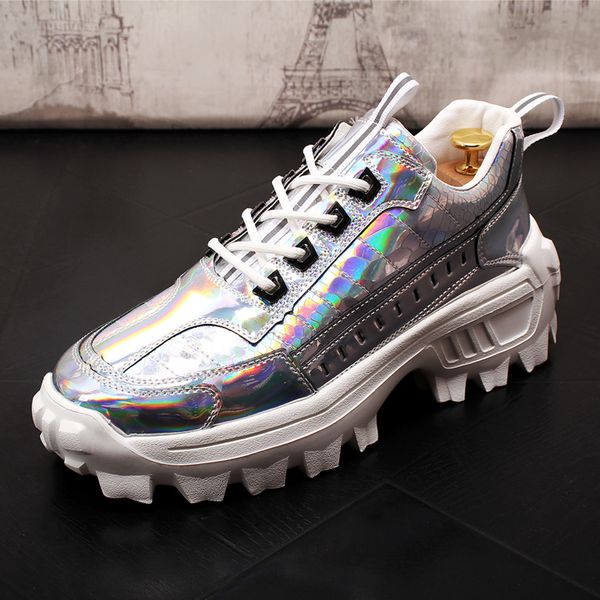 2020 новых людей способа вскользь ботинки осень bling лакированной кожи толстым дном кроссовки мужской молодежи тенденции обувь для веб-знам, Black
2020 новых людей способа вскользь ботинки осень bling лакированной кожи толстым дном кроссовки мужской молодежи тенденции обувь для веб-знам, Black