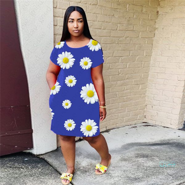 new design summer women's floral chrysanthemum printed dresses female fashion short sleev knee-length dress sports party cloth s-xxl d5, White
new design summer women's floral chrysanthemum printed dresses female fashion short sleev knee-length dress sports party cloth s-xxl d5, White