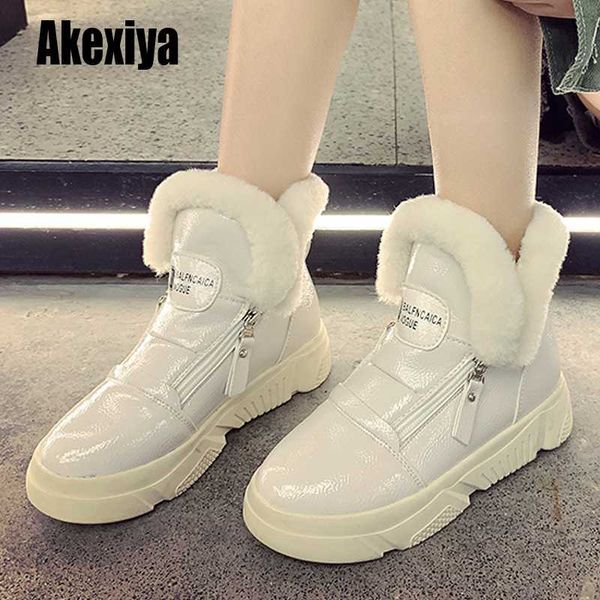 women's boots 2020 new winter snow short boots for women female leather short faux fur plus velvet cotton shoes k982, Black
women's boots 2020 new winter snow short boots for women female leather short faux fur plus velvet cotton shoes k982, Black