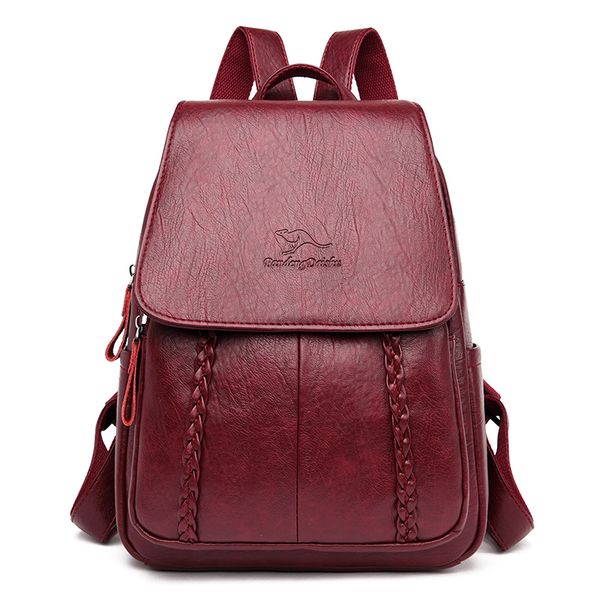 women leather backpacks ladies sac a dos female pack rucksacks for girls solid travel luxury designer bagpack 2020
women leather backpacks ladies sac a dos female pack rucksacks for girls solid travel luxury designer bagpack 2020