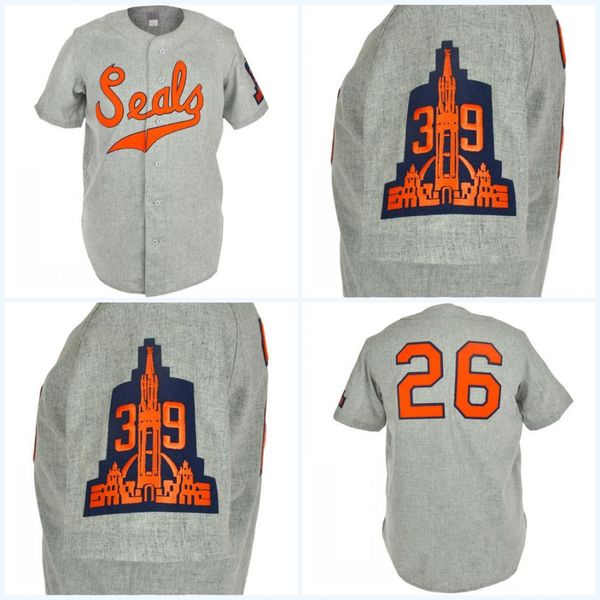 San Francisco Seals 1938 Road Jersey Any Player or Number Stitch Sewn All Stitched High Quality Free Shipping Baseball Jerseys
San Francisco Seals 1938 Road Jersey Any Player or Number Stitch Sewn All Stitched High Quality Free Shipping Baseball Jerseys