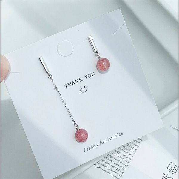 natural strawberry crystal earrings 925 sterling silver ear line sweet engagement simple jewelry for girls birthday present
natural strawberry crystal earrings 925 sterling silver ear line sweet engagement simple jewelry for girls birthday present