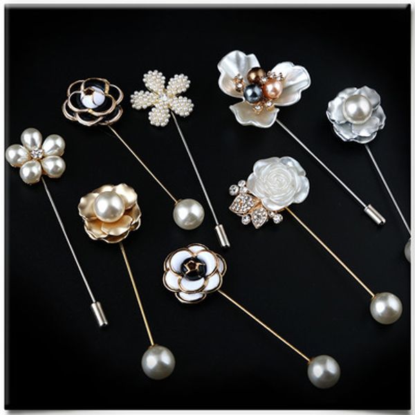 1-5pc fashion woman/girl imitation pearl brooch classic charm accessories simple double pearls brooches all-match, Gray
1-5pc fashion woman/girl imitation pearl brooch classic charm accessories simple double pearls brooches all-match, Gray