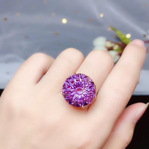 fireworks flashing purple amethyst gemstone silver ring for women jewelry good cut super big size gem birthday party gift rare, Golden;silver
fireworks flashing purple amethyst gemstone silver ring for women jewelry good cut super big size gem birthday party gift rare, Golden;silver