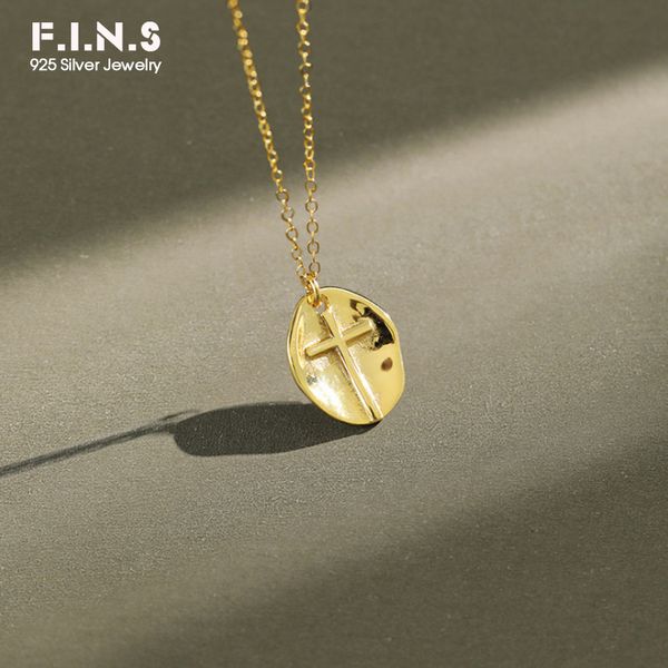 f.i.n.s korean s925 sterling silver necklace ins religious cross round tag necklace pendants unique design clavicle chain
f.i.n.s korean s925 sterling silver necklace ins religious cross round tag necklace pendants unique design clavicle chain
