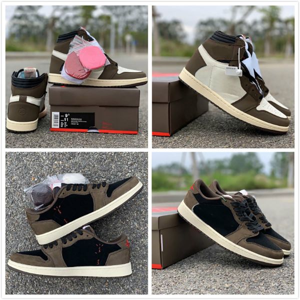 2019 New TS x 1s High OG Cactus Jack Dark Mocha Basketball Shoes Designer Sneakers Top Quality Sport Shoes Size 40-45
2019 New TS x 1s High OG Cactus Jack Dark Mocha Basketball Shoes Designer Sneakers Top Quality Sport Shoes Size 40-45