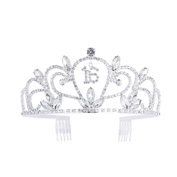 sweet 16 birthday tiara rhinestone crystal crown for 16th birthday gift party accessories
sweet 16 birthday tiara rhinestone crystal crown for 16th birthday gift party accessories