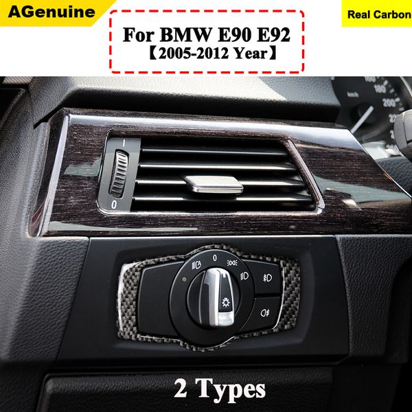 real carbon fiber for e90 e92 320i 318i headlight switch trim decorative frame cover stickers interior moulding
real carbon fiber for e90 e92 320i 318i headlight switch trim decorative frame cover stickers interior moulding