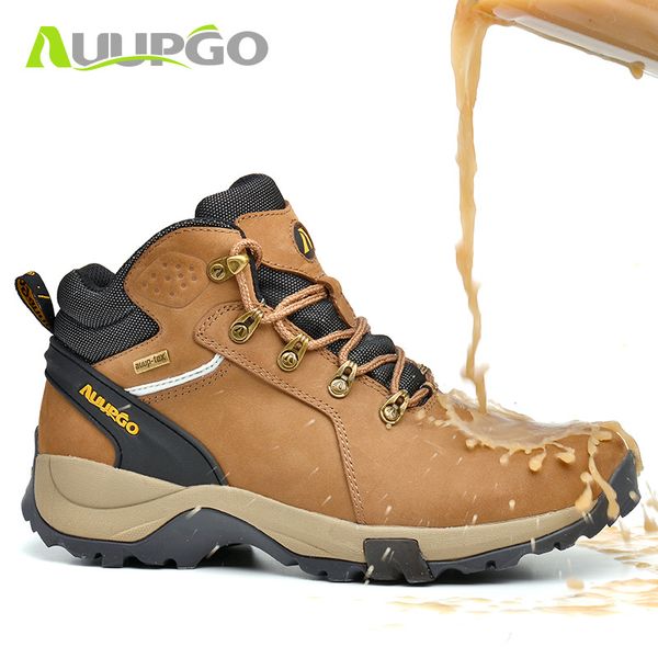 auupgo autumn and winter high-hiking shoes first layer leather waterproof outdoor shoes warm snow boots, Black
auupgo autumn and winter high-hiking shoes first layer leather waterproof outdoor shoes warm snow boots, Black