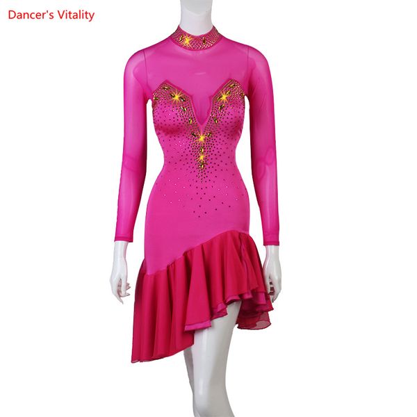 women latin dress dancing dress woman ballroom tango flamenco dresses samba costumes stage dance wear womens, Black;red
women latin dress dancing dress woman ballroom tango flamenco dresses samba costumes stage dance wear womens, Black;red