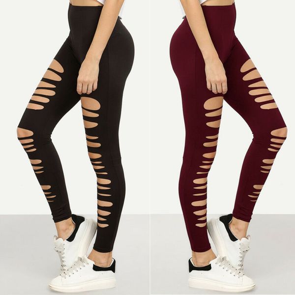 ladies fashion women's stretchy ripped slim fit skinny long trousers casual pencil pants, White;red
ladies fashion women's stretchy ripped slim fit skinny long trousers casual pencil pants, White;red