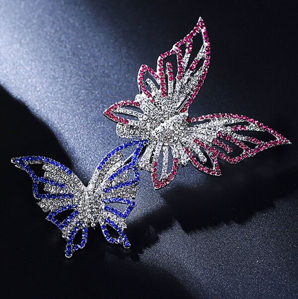 shining beautiful rhinestone crystals double butterfly brooch jewelry for gift wedding women scarf lapel pins brooch wholesale, Gray
shining beautiful rhinestone crystals double butterfly brooch jewelry for gift wedding women scarf lapel pins brooch wholesale, Gray
