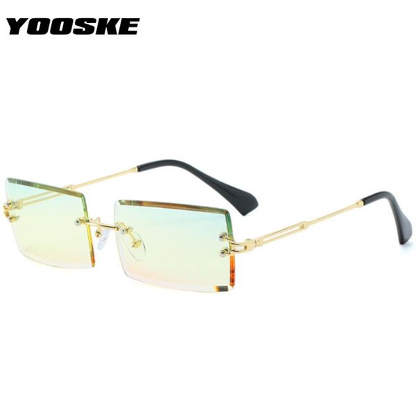 yooske rimless sunglasses women fashion small rectangle sun glasses ladies brand designer vintage black green pink eyeglasses, White;black
yooske rimless sunglasses women fashion small rectangle sun glasses ladies brand designer vintage black green pink eyeglasses, White;black