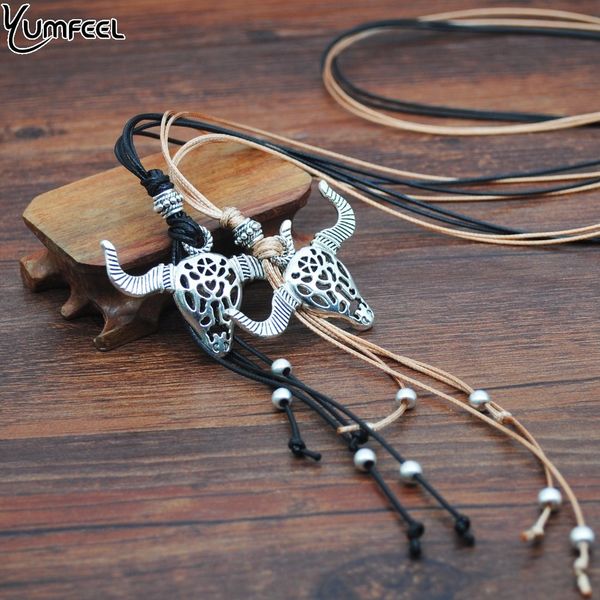 yumfeel punk vintage silver plated bull head pendants & necklaces women jewelry gifts
yumfeel punk vintage silver plated bull head pendants & necklaces women jewelry gifts