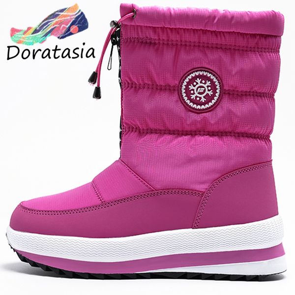 women's keep warm russia snow boots women winter fur boots outdoor waterproof non-slip shoes woman big size 41, Black
women's keep warm russia snow boots women winter fur boots outdoor waterproof non-slip shoes woman big size 41, Black