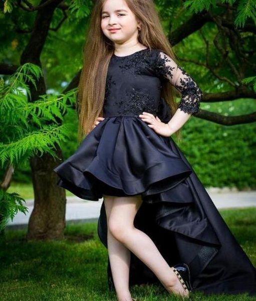 yiminpwp black girls pageant dresses o neck 3/4 long sleeve high low appliques child birthday party gowns flower girl dress, Red;yellow
yiminpwp black girls pageant dresses o neck 3/4 long sleeve high low appliques child birthday party gowns flower girl dress, Red;yellow