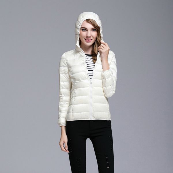 2019 autumn new white jacket woman light short hooded jacket slim lightweight winter women plus size 4xl, Black;brown
2019 autumn new white jacket woman light short hooded jacket slim lightweight winter women plus size 4xl, Black;brown