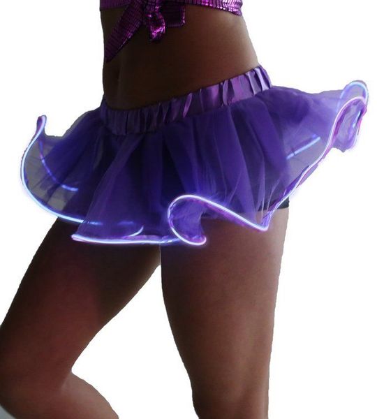 new cute fashion lady light up tutu gogo dancing el wire accessory clothing skirt rave gear edm, Black
new cute fashion lady light up tutu gogo dancing el wire accessory clothing skirt rave gear edm, Black