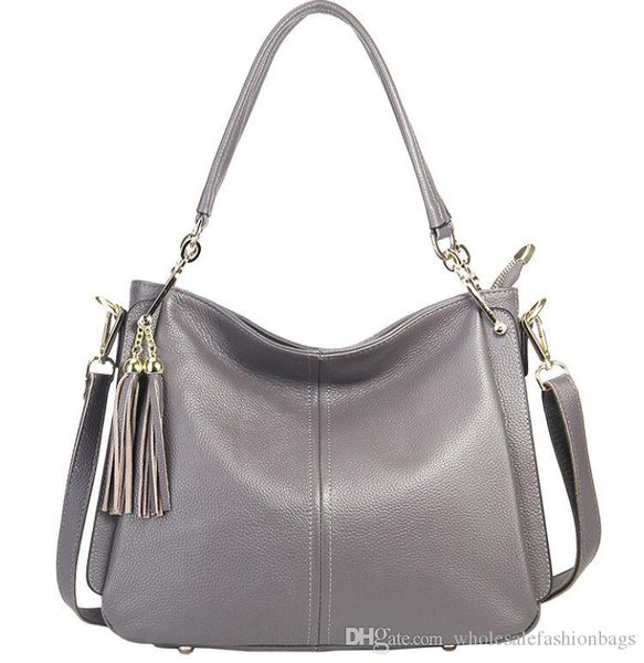 brand new genuine leather real calfskin women handle hobo luxury tassel handbag shoulder bag tote purse y10 
brand new genuine leather real calfskin women handle hobo luxury tassel handbag shoulder bag tote purse y10