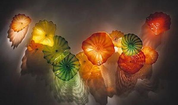 custom made murano plate lamp arts hand blown decorative flower glass plates wall lamps
custom made murano plate lamp arts hand blown decorative flower glass plates wall lamps