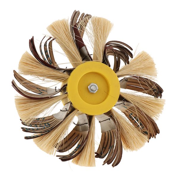 sisal emery cloth grind buffing brush polish wheel rotary tools consists of 9 pieces of sisal strip and 9 pieces of sandpaper strip
sisal emery cloth grind buffing brush polish wheel rotary tools consists of 9 pieces of sisal strip and 9 pieces of sandpaper strip