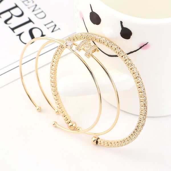 fxm fashion ins style popular single circle 3pcs/set bracelet&bangles for women gifts accessories, Black
fxm fashion ins style popular single circle 3pcs/set bracelet&bangles for women gifts accessories, Black