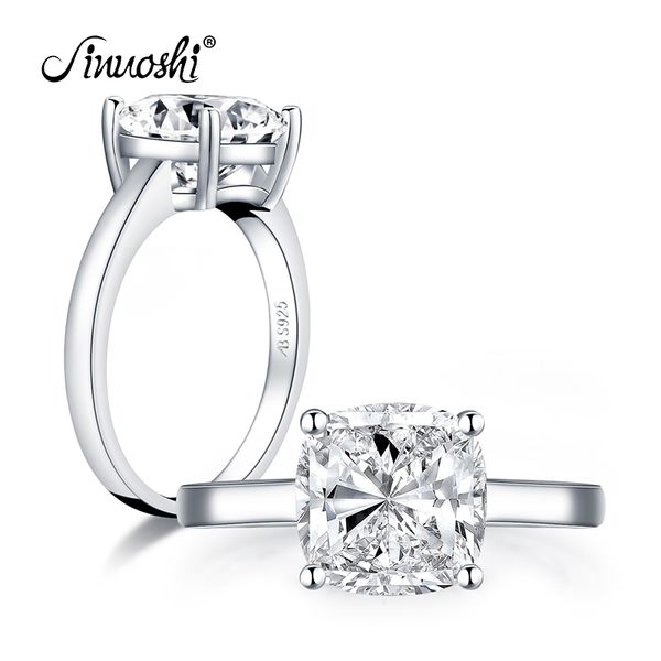 ainuoshi 925 sterling silver 3.5 ct cushion cut solitaire rings engagement simulated diamond women wedding silver rings jewelry y200106, Slivery;golden
ainuoshi 925 sterling silver 3.5 ct cushion cut solitaire rings engagement simulated diamond women wedding silver rings jewelry y200106, Slivery;golden