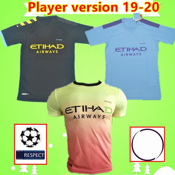 player version 19 20 manchester soccer jerseys 2019 2020 city football shirts man city kun aguero de bruyne gesus bernardo mahrez sane, Black;yellow
player version 19 20 manchester soccer jerseys 2019 2020 city football shirts man city kun aguero de bruyne gesus bernardo mahrez sane, Black;yellow
