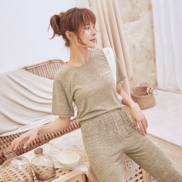 house clothes wear casual casual pants women's 2020 house pants short-sleeved sports leisure women's loose, White
house clothes wear casual casual pants women's 2020 house pants short-sleeved sports leisure women's loose, White