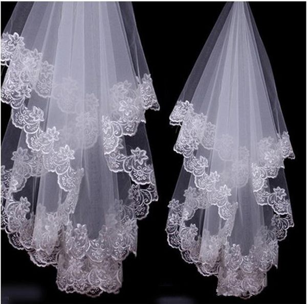 selling wedding veils one layer soft tulle lace applique edge bride veil for women veu de noiva d1, Black
selling wedding veils one layer soft tulle lace applique edge bride veil for women veu de noiva d1, Black