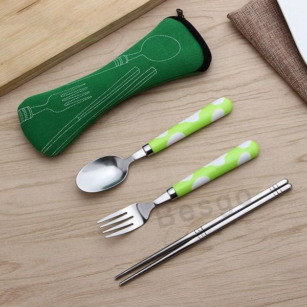 new 3pcs portable cutlery set outdoor travel stainless steel flatware kit chopsticks fork spoon student tableware dinnerware sets dbc bh2753
new 3pcs portable cutlery set outdoor travel stainless steel flatware kit chopsticks fork spoon student tableware dinnerware sets dbc bh2753