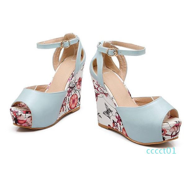 vivi lena sweet floral prints platform wedges heels pink blue white size 34 to 40 ct01, Black
vivi lena sweet floral prints platform wedges heels pink blue white size 34 to 40 ct01, Black
