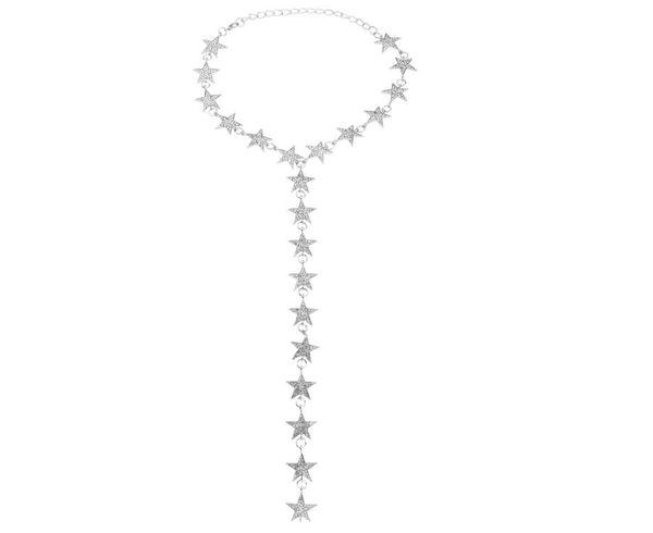 euro-american fashion hip-hop fashion personality accessories mixed with pentagon star drill necklace necklace and clavicle chain jewelry, Silver
euro-american fashion hip-hop fashion personality accessories mixed with pentagon star drill necklace necklace and clavicle chain jewelry, Silver