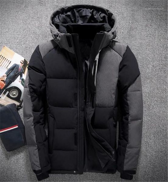 down jackets fashion warm thick zipper panelled mens hooded parkas casual males clothing panelled mens designer, Black
down jackets fashion warm thick zipper panelled mens hooded parkas casual males clothing panelled mens designer, Black