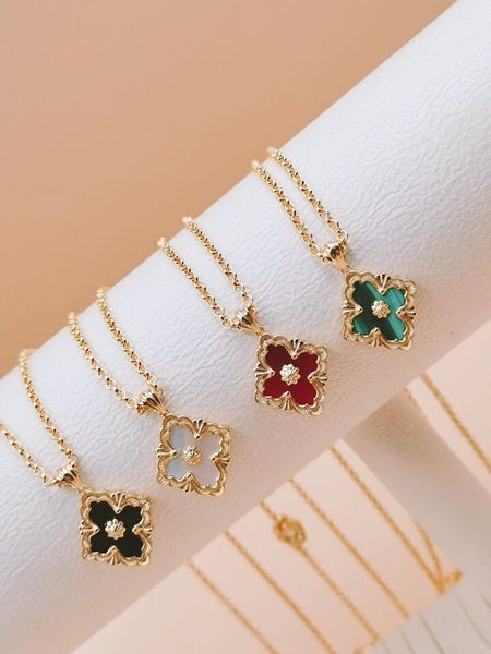 wholesale- classic designer s925 sterling silver with 18k gold plated four leaf clover flower pendant necklace for women jewelry
wholesale- classic designer s925 sterling silver with 18k gold plated four leaf clover flower pendant necklace for women jewelry