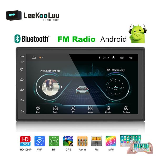 leekooluu android 8.1 2 din car radio 7'' hd touch screen multimedia player built-in gps wifi autoradio mirror link stereo
leekooluu android 8.1 2 din car radio 7'' hd touch screen multimedia player built-in gps wifi autoradio mirror link stereo
