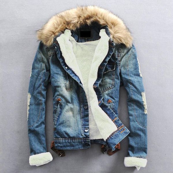plus size 2017 winter warm denim jacket men clothing jeans coat men casual outwear with fur collar wool thick clothes, Black;brown
plus size 2017 winter warm denim jacket men clothing jeans coat men casual outwear with fur collar wool thick clothes, Black;brown