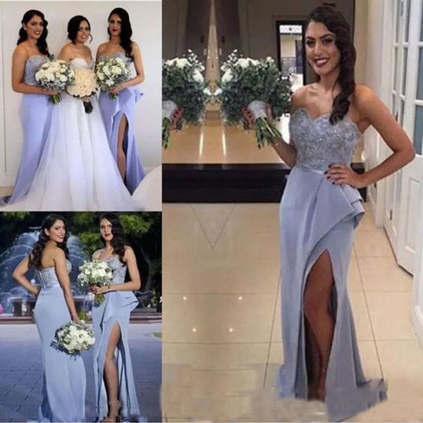 lavender beads lace appliques off shoulder bridesmaid dresses sweetheart sleeveless front split prom evening party dresses, White;pink
lavender beads lace appliques off shoulder bridesmaid dresses sweetheart sleeveless front split prom evening party dresses, White;pink