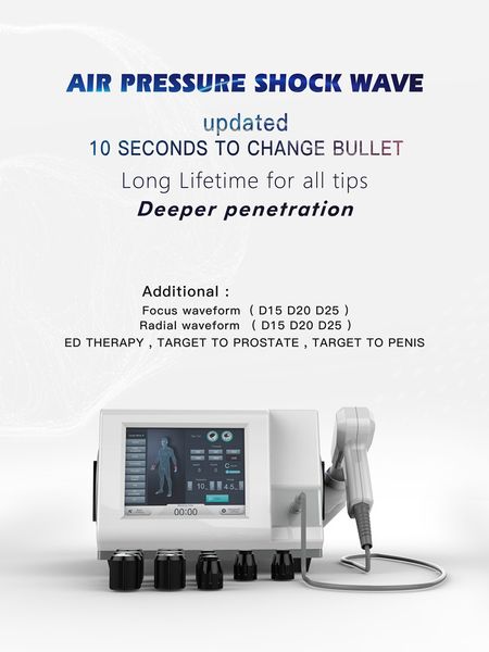 kaphatech pneumatic ballistic shock wave machine eswt device for back pain achilles tendon relief with 12pcs transmitter
kaphatech pneumatic ballistic shock wave machine eswt device for back pain achilles tendon relief with 12pcs transmitter