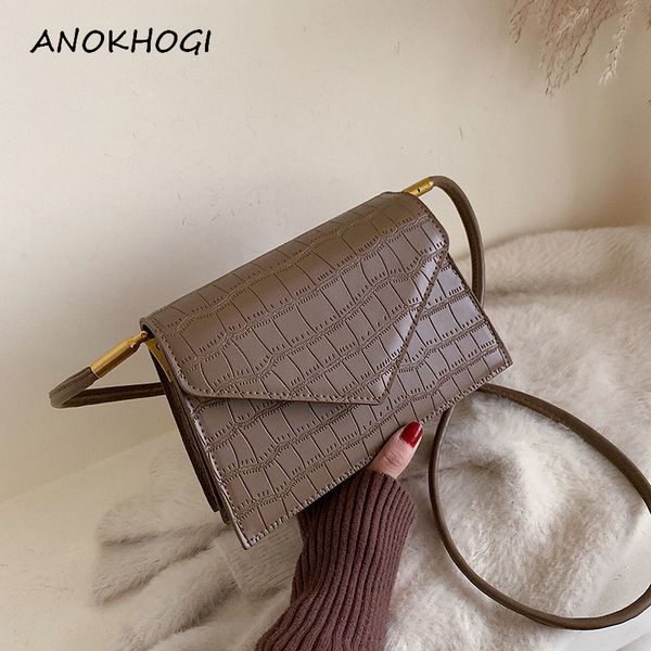 2020 new alligator women shoulder bags fashion flip korean style ladies leather cross body bag handbags b713