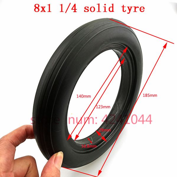 high-quality 1pcs 8x1 1/4 (200x45) electric scooter solid tyre 8*1 1/4 200*45 non inflation solid tyre 8 inch tyre
high-quality 1pcs 8x1 1/4 (200x45) electric scooter solid tyre 8*1 1/4 200*45 non inflation solid tyre 8 inch tyre