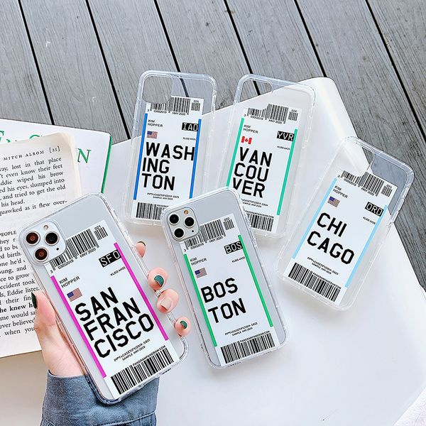 transparent clear tpu city air ticket label cellphone case mobile phone cover for iphone 11 pro max 6 6s plus x xr xs max
transparent clear tpu city air ticket label cellphone case mobile phone cover for iphone 11 pro max 6 6s plus x xr xs max