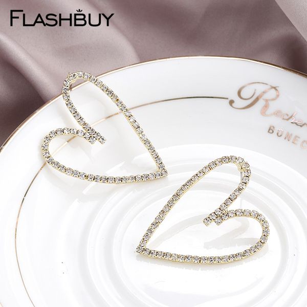 flashbuy fashion crystal heart trendy drop earrings for women geometric rhinstone statement earrings jewelry wedding accessories, Silver
flashbuy fashion crystal heart trendy drop earrings for women geometric rhinstone statement earrings jewelry wedding accessories, Silver
