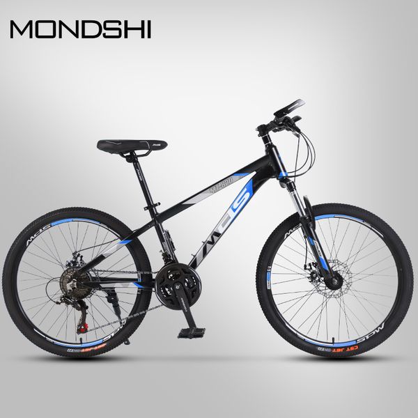 bikes mondshi24 inch mountain bike 24 speed disc brake damping front fork 
bikes mondshi24 inch mountain bike 24 speed disc brake damping front fork