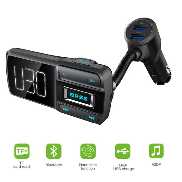 vehemo fm transmitter bass phone accessories hands-car charger bluetooth cars kit mp3 5v/2.4a+1a mic automobile electronics
vehemo fm transmitter bass phone accessories hands-car charger bluetooth cars kit mp3 5v/2.4a+1a mic automobile electronics