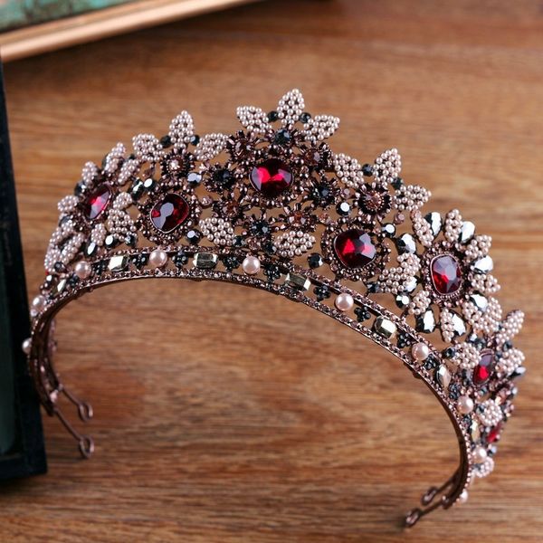 vintage baroque crystal beads pearl bridal tiaras rhinestone pageant crown bride hairband vine tiara wedding hair accessories, Golden;white
vintage baroque crystal beads pearl bridal tiaras rhinestone pageant crown bride hairband vine tiara wedding hair accessories, Golden;white