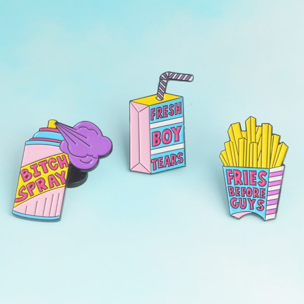3pcs women men metal alloy badge creative enamel brooch pins, cartoon food brooches set, Gray
3pcs women men metal alloy badge creative enamel brooch pins, cartoon food brooches set, Gray