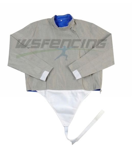 wsfencing washable sabre lame/ sabre ele jacket stainless woman size, White;black